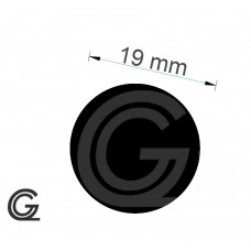 NBR rubber cord | Per meter | Ø 19 mm